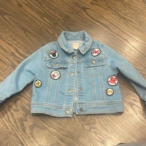 Disney denim jacket with Minnie patches 3T